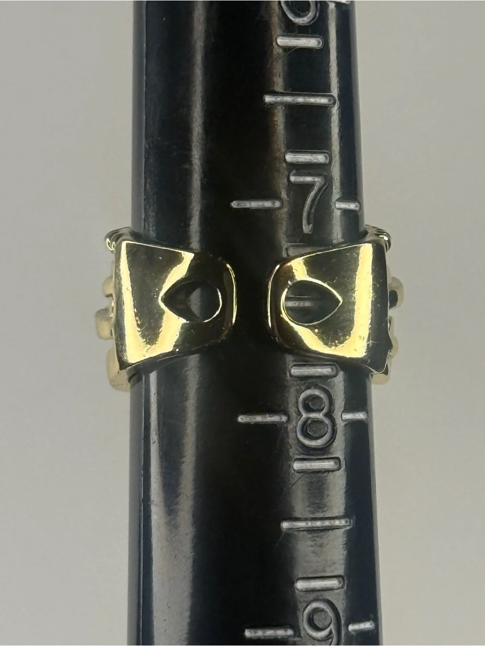 Multi Row Cable Chain Link 14kt gold plated Stainless Steel Adjustable Ring